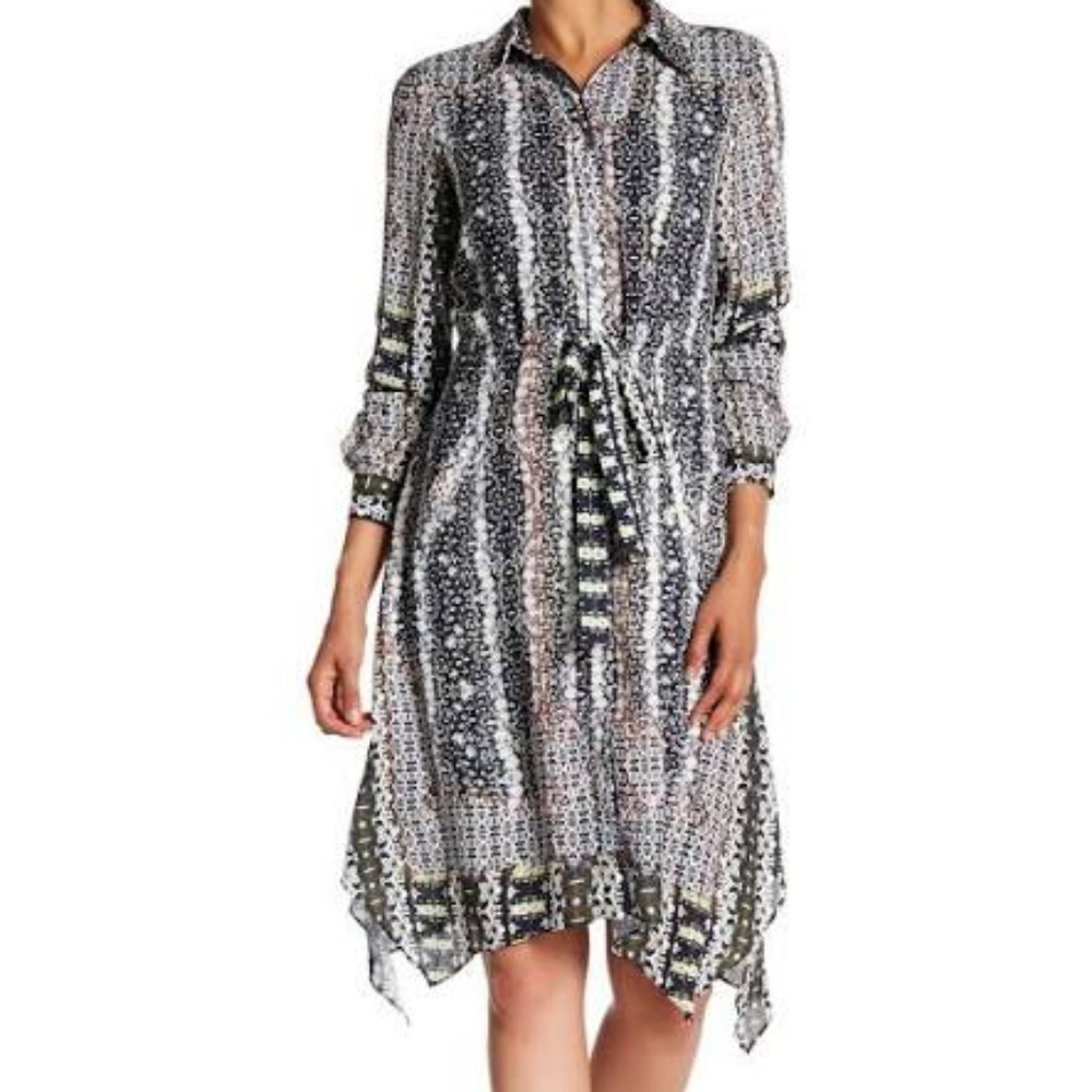Feminine and smart print dress